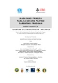 Masayang Pamilya (MaPa) Parenting For Lifelong Health - Philippines 2015-2017
