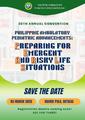 PAPA 30th Annual Convention March 5, 2025. Theme: PAPA PEARLS ? Philippine Ambulatory Pediatric Advancements: Preparing for Emergent and Risky Life Situations