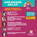 Unang Aklat: Early Literacy in the First 1000 Days Webinar on July 28, 2021 at 10AM - 12Nn