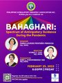 Webinar on BAHAGHARI: Spectrum of Anticipatory Guidance During The Pandemic on Feb. 25, 2022 at 6:00 PM via Zoom